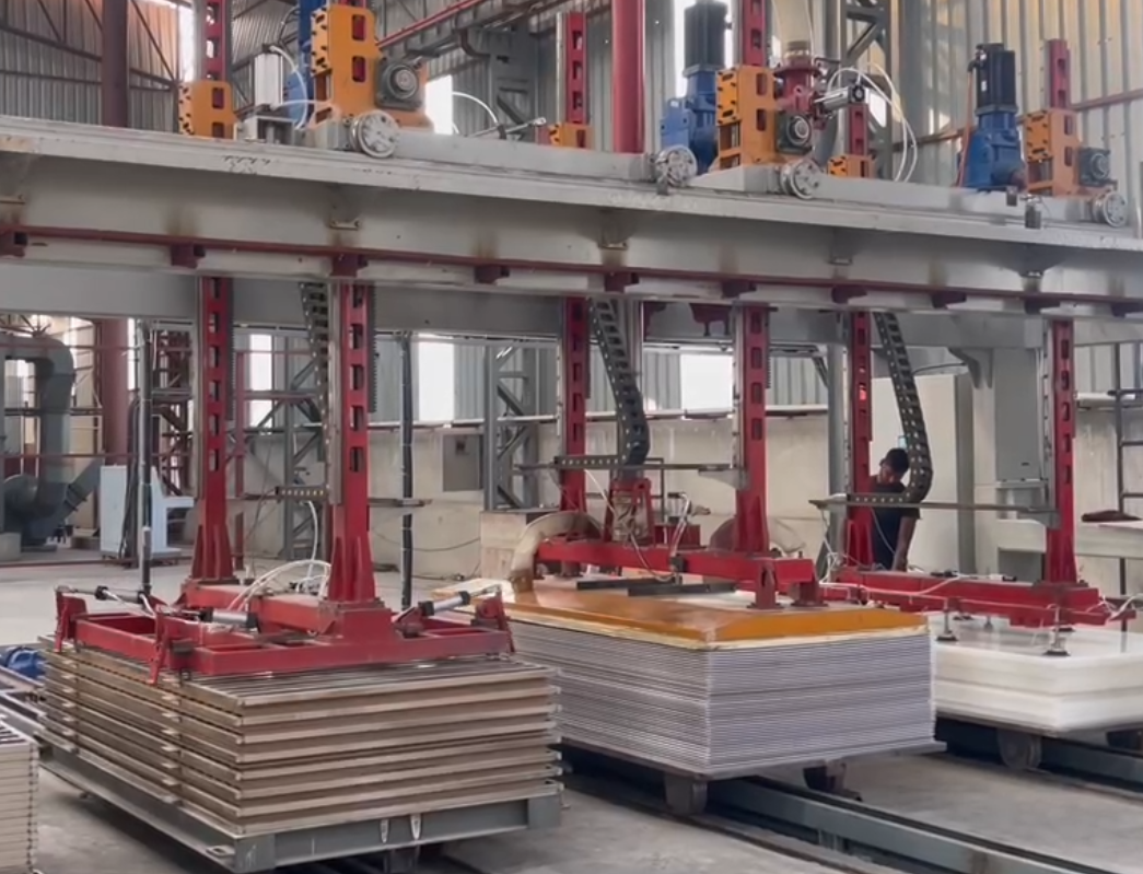 尼泊爾纖維水泥板新線試機Fibre cement board new line trial in Nepal